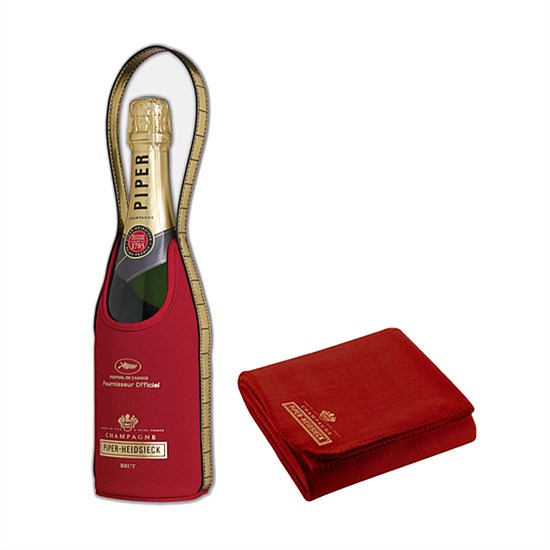 Champagne with a Cooling Bag and Blanket