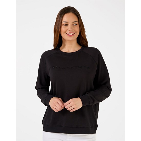 Classic Sweater Logo Black