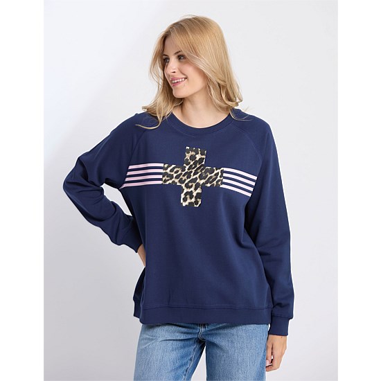 Classic Sweater Navy Star Crossed