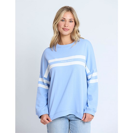 Newport Sweater Cornflower True Icon