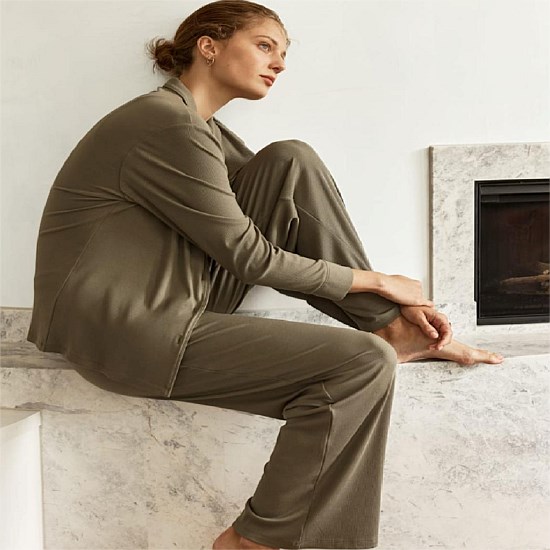 Emilia Ribbed Lounge PJ Set