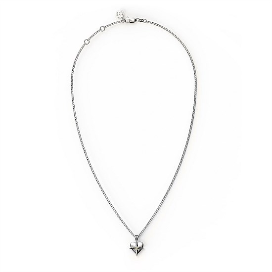 Birthstone Heart Necklace - August