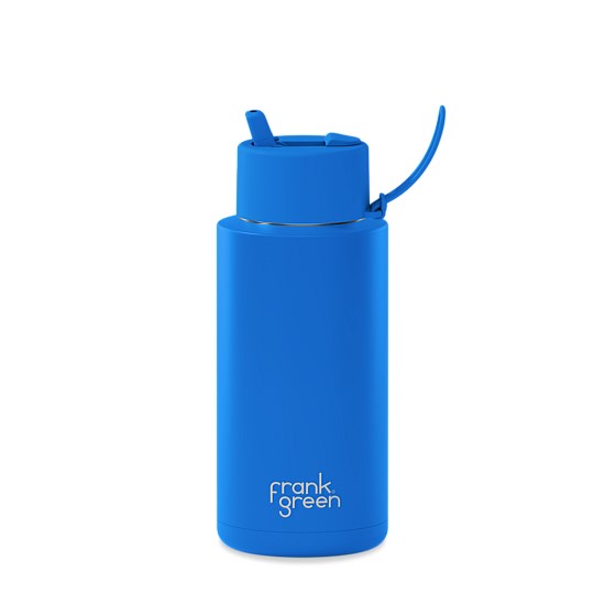 Limited Edition Blue Lagoon Stainless Steel Ceramic Lined Reusable Bottle 1L/34oz