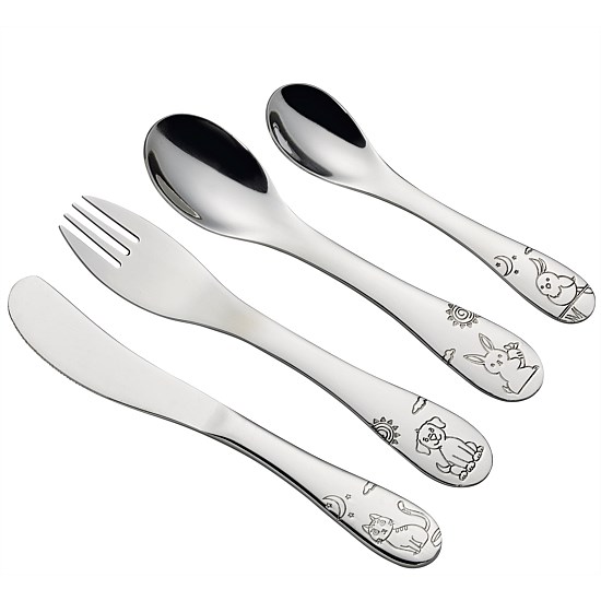 Childrens Cutlery 4pce - Little Friends