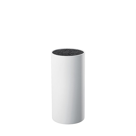 Knife Block Round White