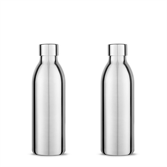 Carbonator 3 Bottle Insulated Stainless Steel 650ml - 2 Pack