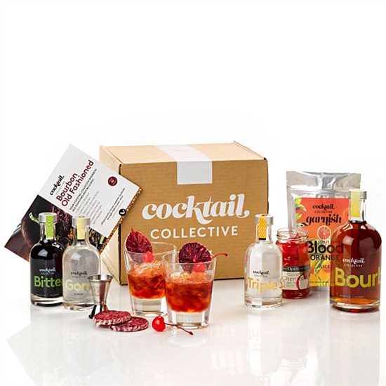 A Box of Cocktails - The Bourbon Old Fashioned and Muddler set