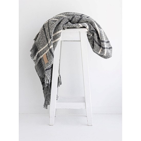 Twill Wool Throws - Plaids and Checks