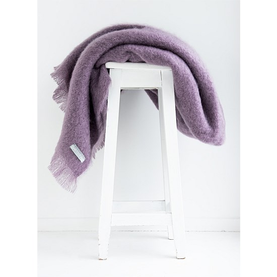 Mohair Knee Rugs - Red Pink and Purple shades