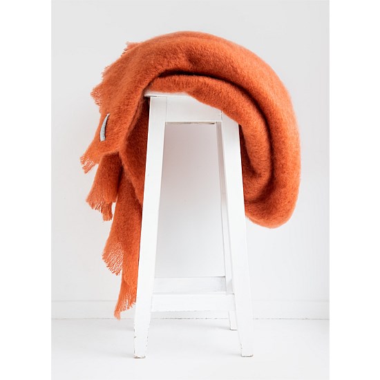 Mohair  Throws - Yellow and Orange shades