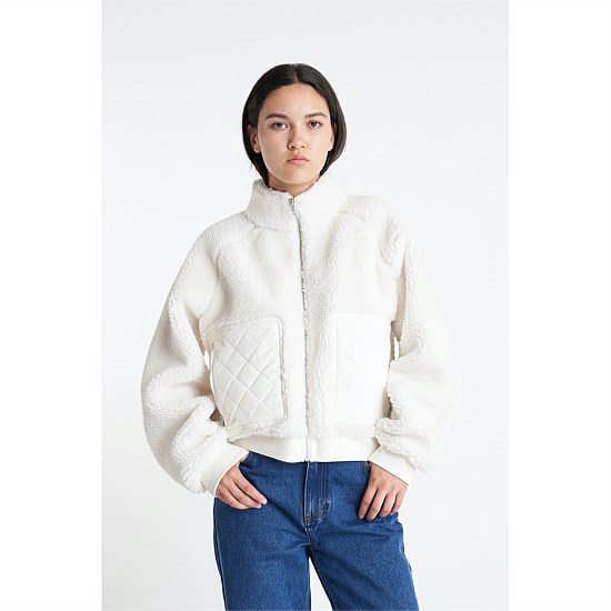 Womens Teddy Fleece Jacket