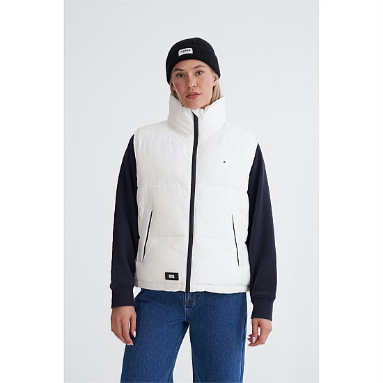 Womens Box Puffer Vest