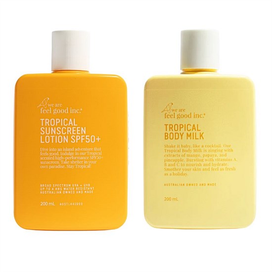 Tropical Sunscreen and Body Lotion Bundle