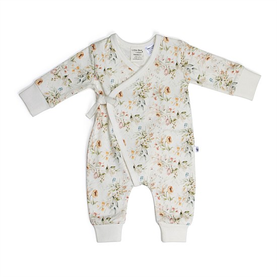 Tie Babygrow Floral