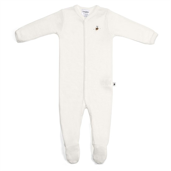 Merino Babygrow Cream Bee