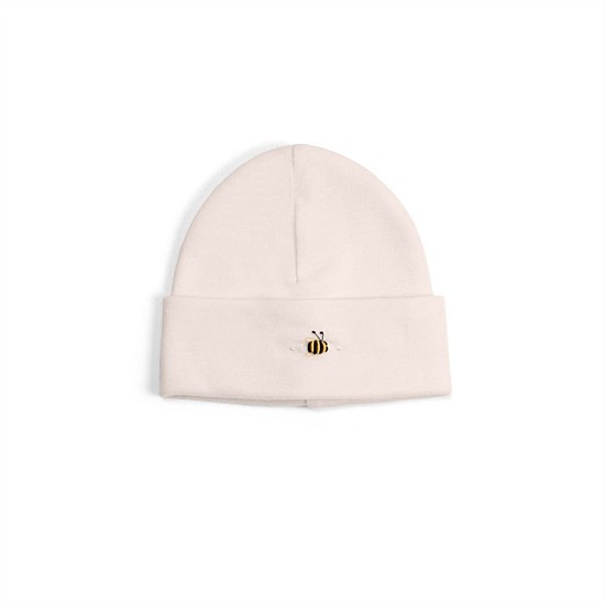 Merino Beanie Eggnog Bee