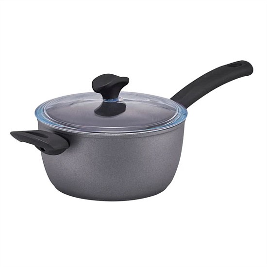 Per Benessere Ceramic Nonstick Induction Covered Saucepan with Helper Handle 20cm/2.9L