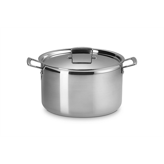Classic 3ply Stainless Steel Deep Round Casserole 28cm with Lid