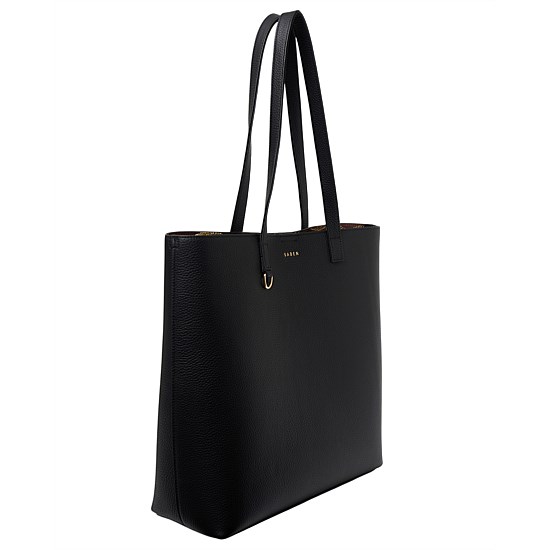Carter Tote Black + Umber