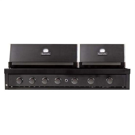Nova Graphite 6 Burner Twin Hood Built-In Gas Bbq