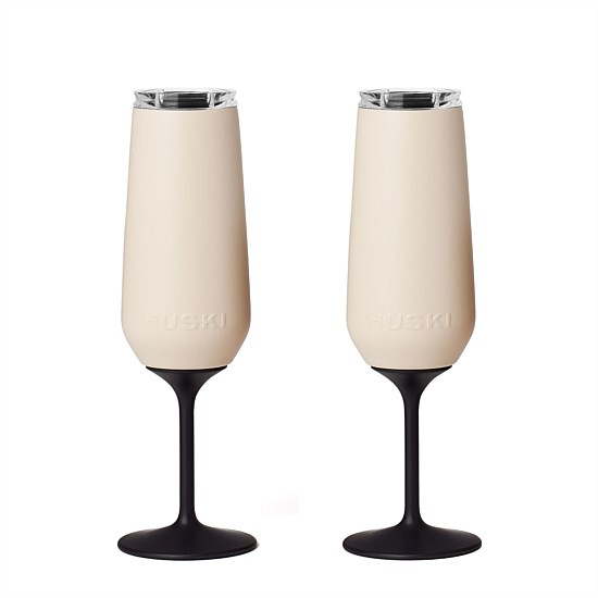 Limited Edition Coastal Collection Champagne Flute, 2 Pack