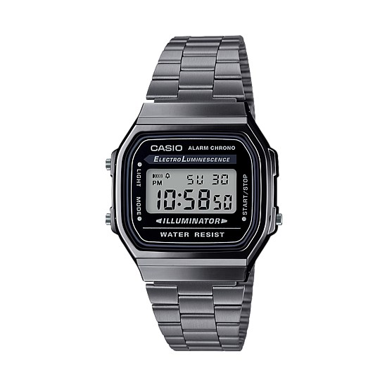 Gunmetal Grey Vintage Digital Watch