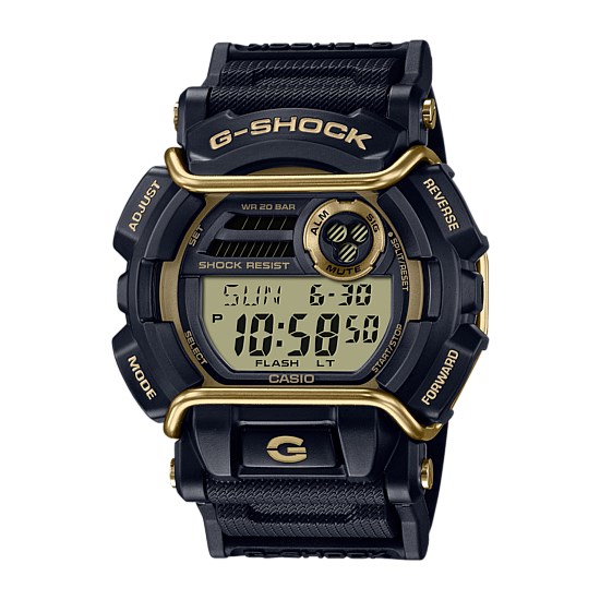 Black & Gold Digital Watch