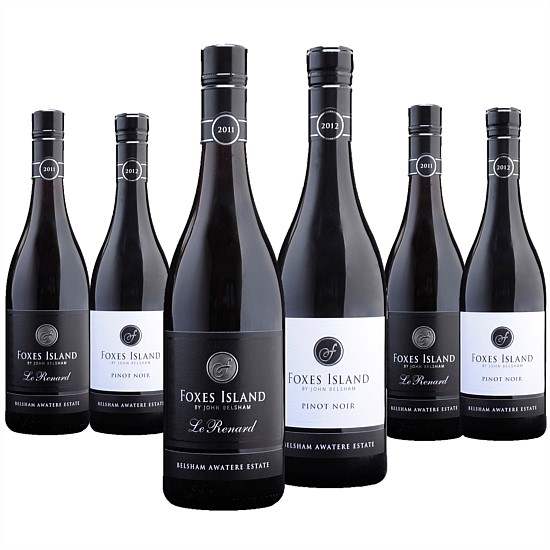 Just Pinot Noir - Le Renard & Estate Pinot Noir  3 x bottles each