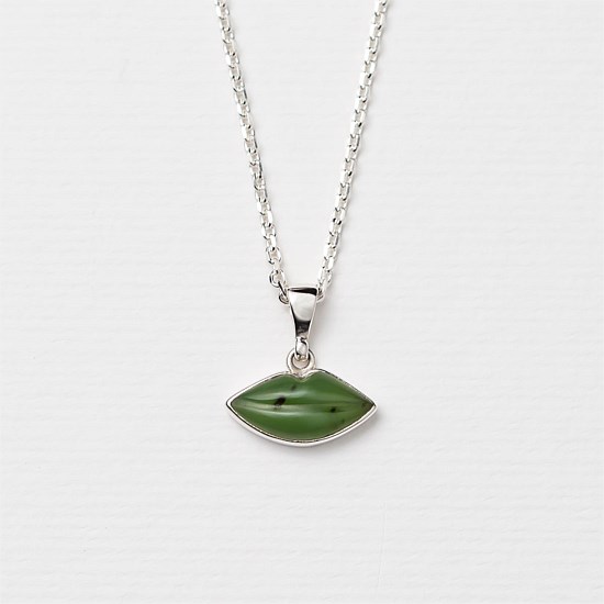 Pounamu Sweet Talk Charm Pendant in Sterling Silver