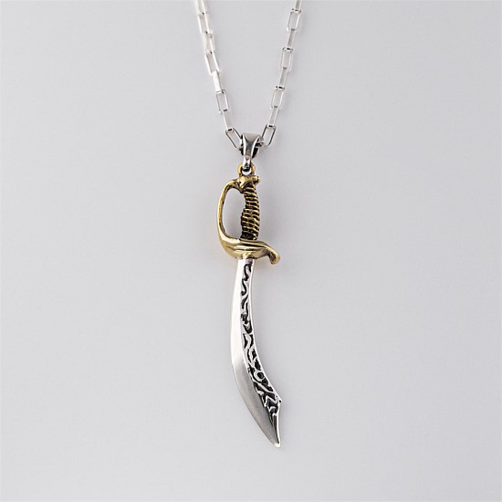 Pirate Cutlass Charm PendantInfo