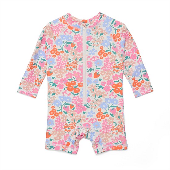 Rash Suit & Nappy Bundle - Berry Garden