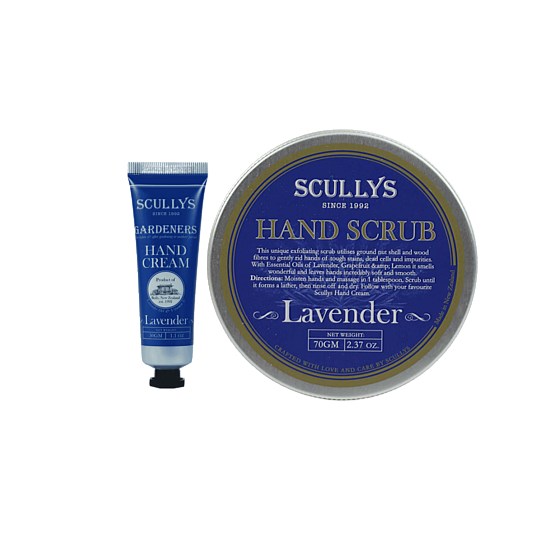 Lavender Hand Scrub & Gardeners Mini Hand Cream