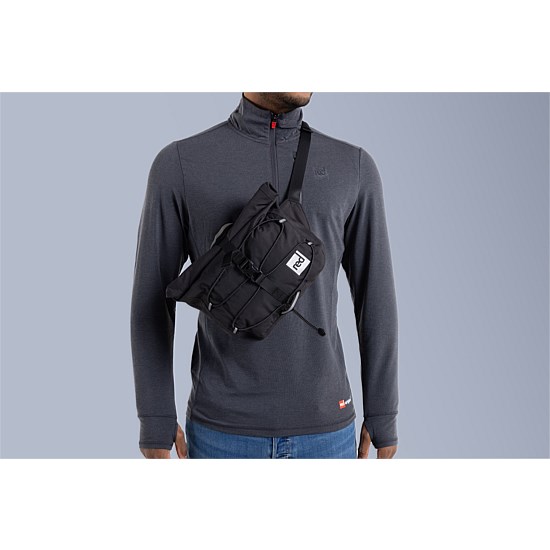 Lightweight Waterproof Obsidian Black Crossbody Bag Lightweight Waterproof Obsidian Black Crossbody Bag