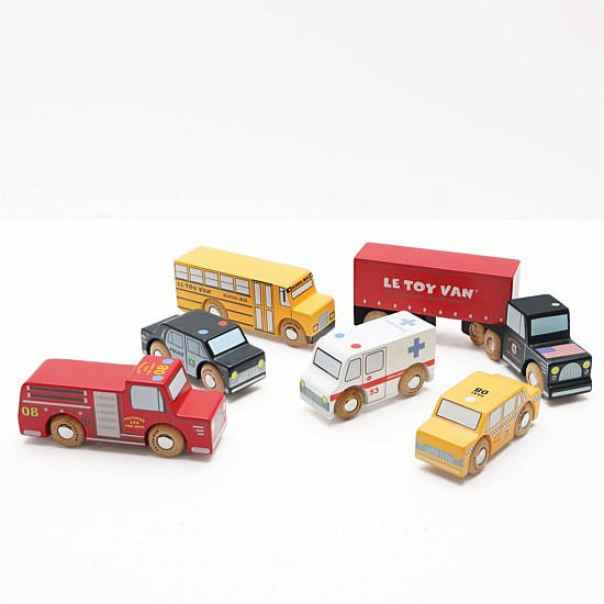 New York Set Of Cars