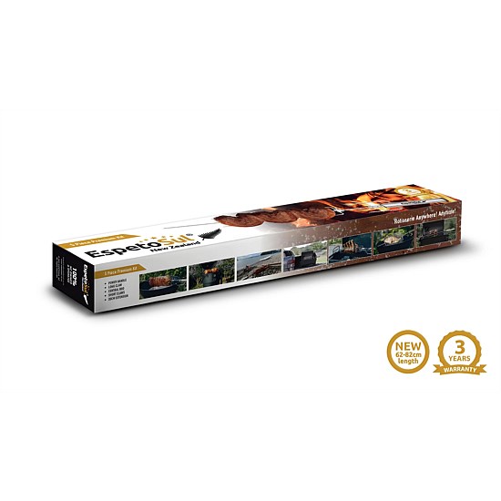 Premium Powered Rotisserie BBQ 3 Piece Kit