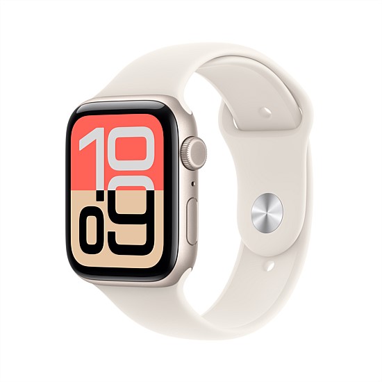 Apple Watch SE 3 GPS + Cellular 44mm Starlight Aluminium Case