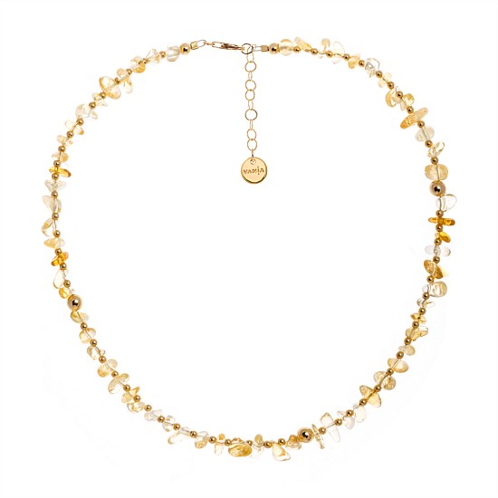 Amuleto Citrine Choker - 14ct Gold filled Amuleto Citrine Choker - 14ct Gold filled