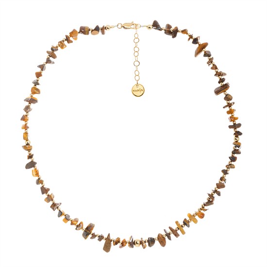 Amuleto Tiger's Eye Choker - 14ct Gold filled Amuleto Tiger's Eye Choker - 14ct Gold filled