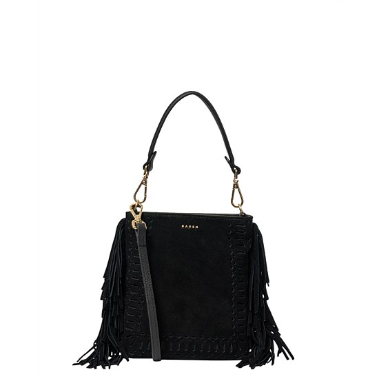 Coco Mini Bag Black Suede + Fringe Coco Mini Bag Black Suede + Fringe