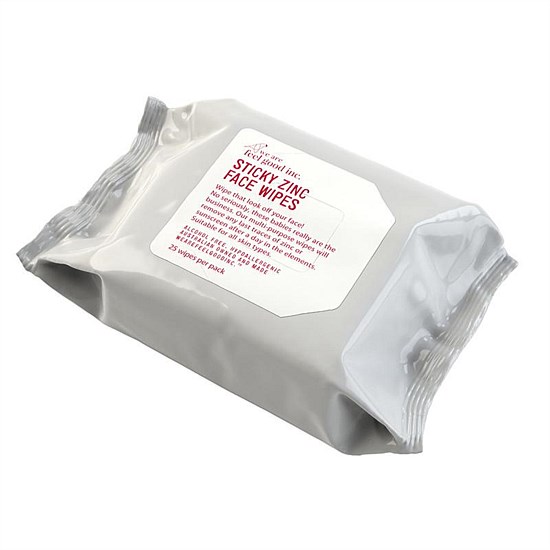 Sticky Zinc Face Wipes