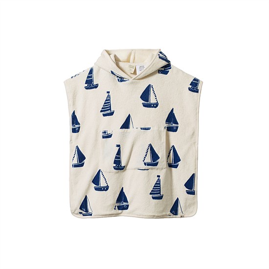ORG COTTON PONCHO TOWEL
