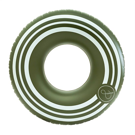 Sporty Olive Oversized Pool Tube