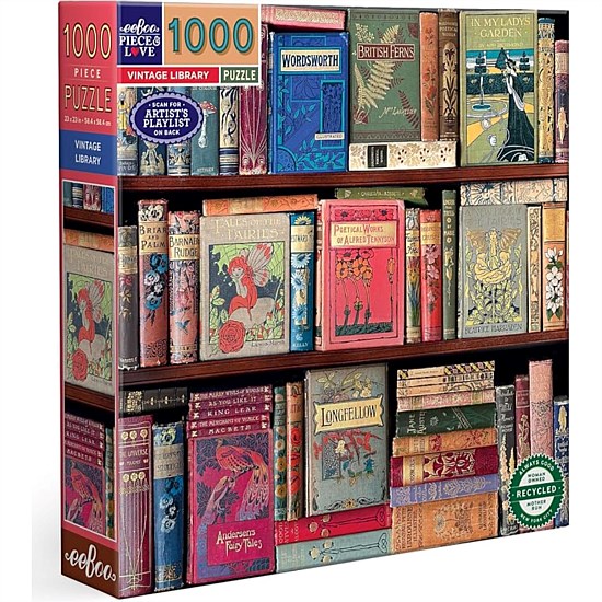 1000pc Puzzle Vintage Library