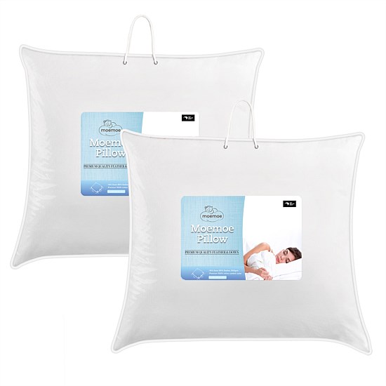 Moemoe New Zealand Made Feather & Down European Pillows