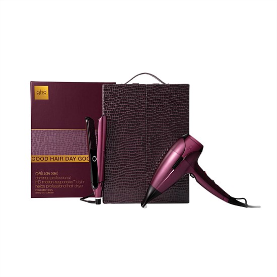 deluxe hair dryer and hair straightener gift set | Cherry Chic