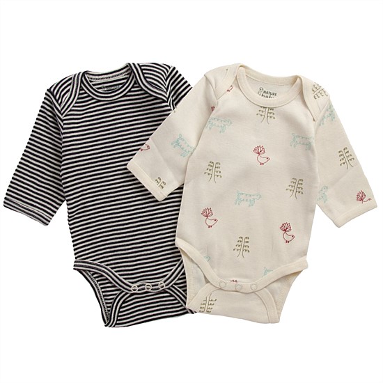 Long Sleeve Body Suits - Two Pack