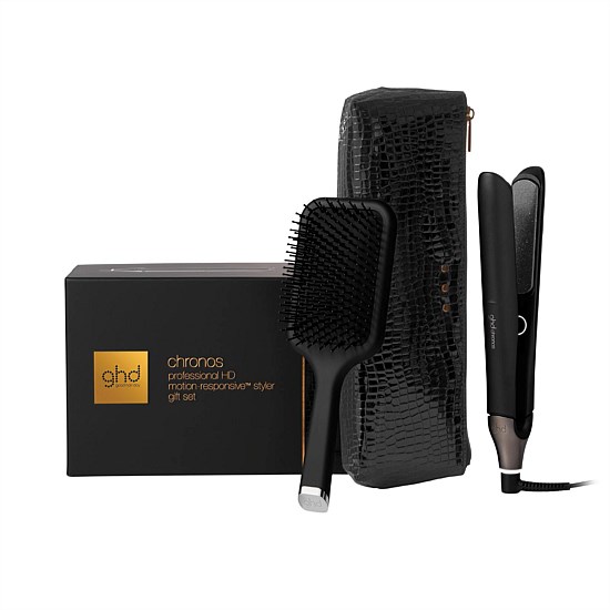 chronos ultra-fast hair straightener gift set