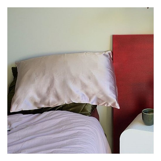100% Pure Silk Pillowcase - Blush