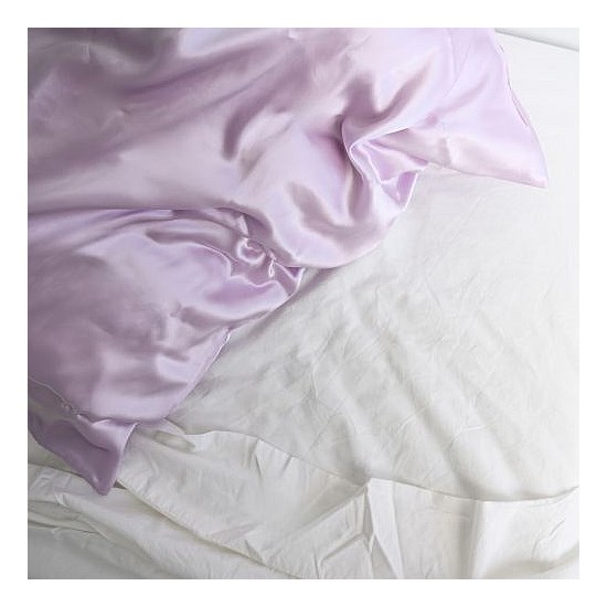 100% Pure Silk Pillowcase - Light Lilac