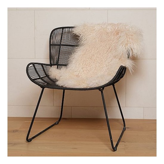 Tibetan Lambskin Rug - Cream